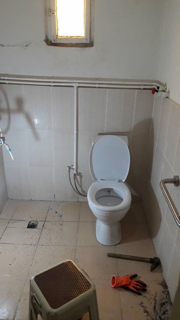 Klozet Gider Açma detay çalışması