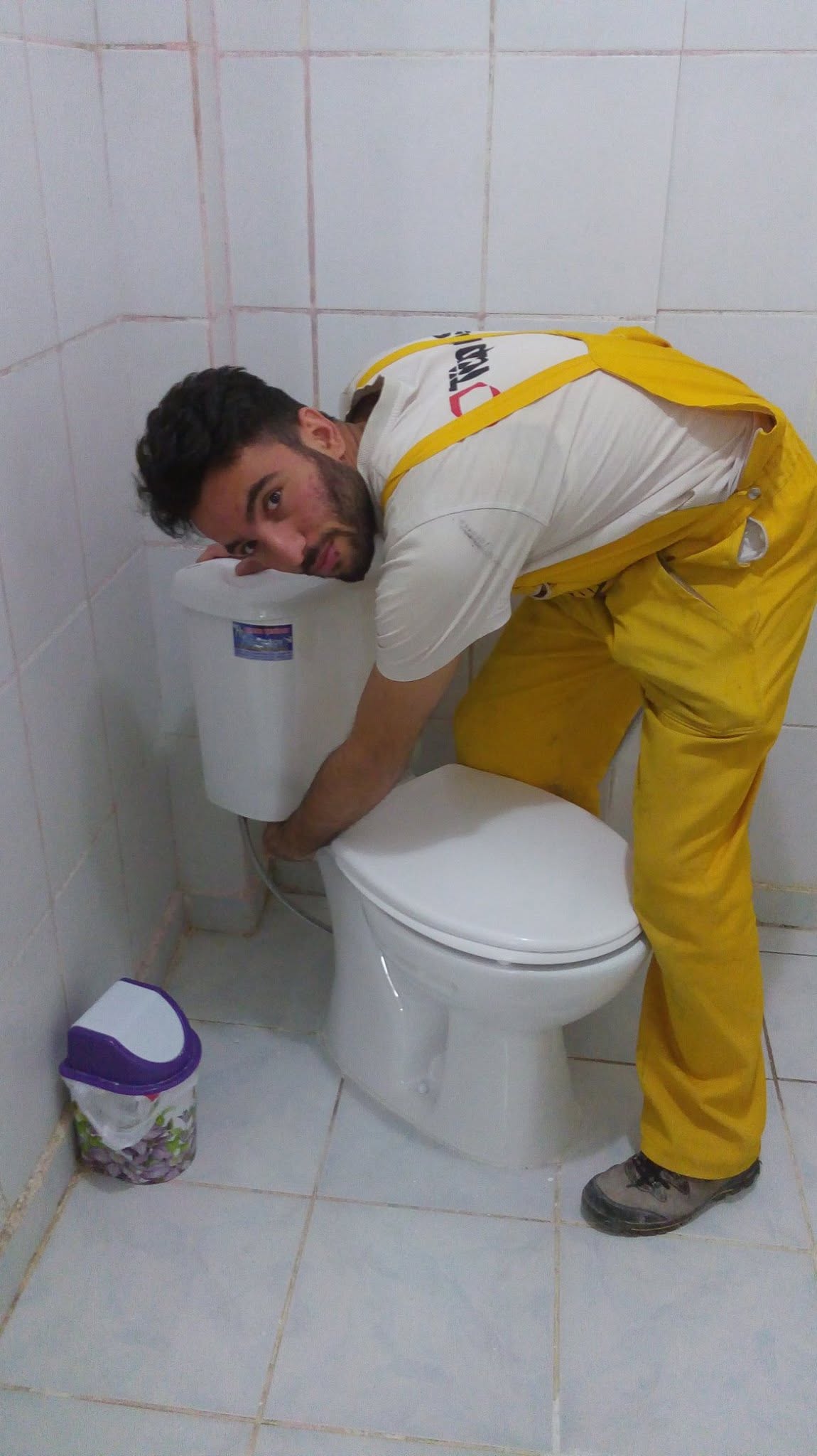 Klozet Gider Açma akış testi