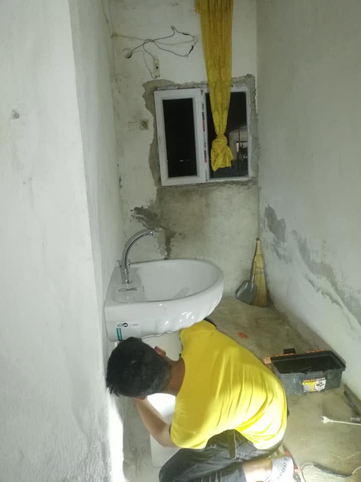 Lavabo Gideri Açma akış testi