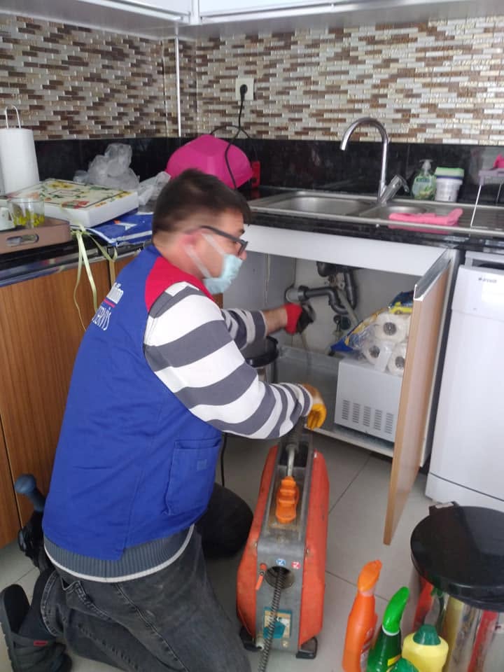 Lavabo Gideri Açma temiz müdahale