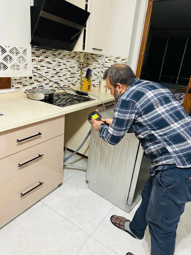 Robotla Gider Açma saha kontrolü