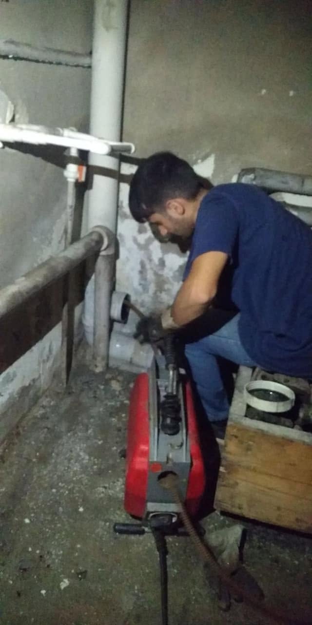 Robotla Gider Açma tesisat fotoğrafı